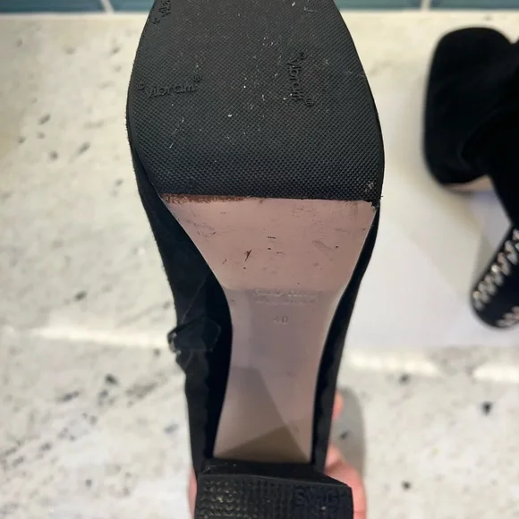 Miu Miu rhinestone studded platform booties - Picture 7 of 7